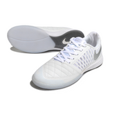 Chuteira Futsal Nike Lunar Gato II IC Branco e Cinza
